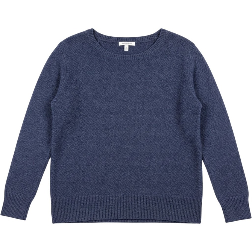American Eagle Outfitters Womens Blue Crewneck Knit Pullover Sweater S 7J17 2H6P